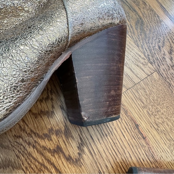 Rag & Bone Newbury Metallic Leather Ankle Boot—8 - Picture 10 of 16